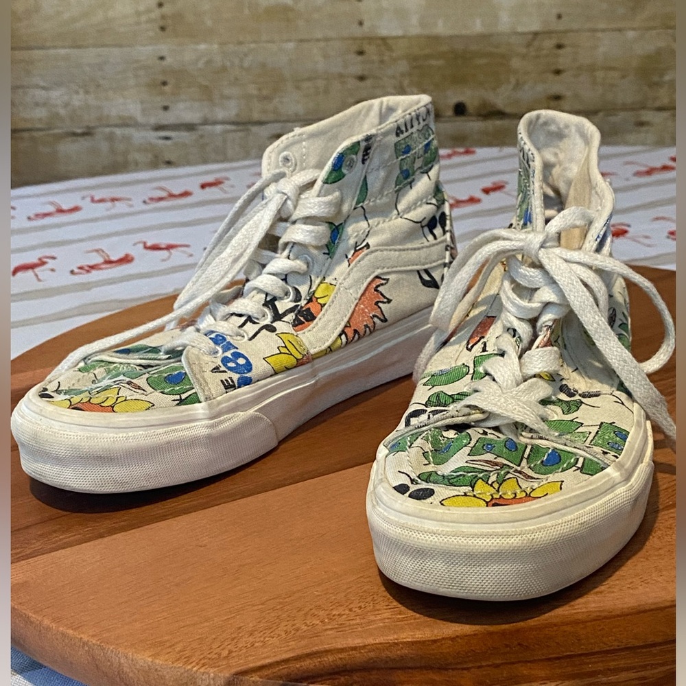 Vans SK8Hi Tapered Mid Exo Theory Positivity Sunflower Sneakers - Picture 3 of 15